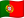 葡萄牙国旗图标，代表葡萄牙国家足球队参加2026世界杯